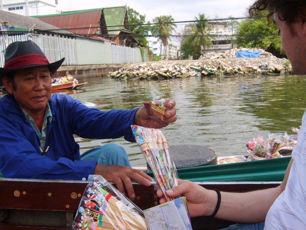 Buying some souvenirs for our amigos