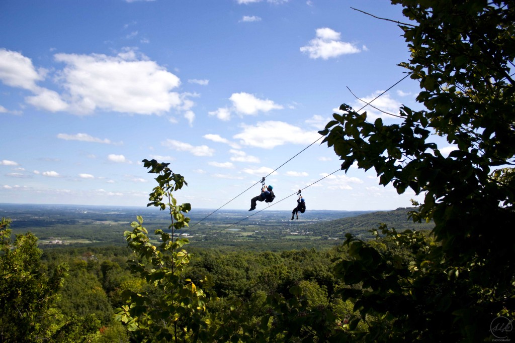 Thunderbird Twin Zip Line, zip lining, collingwood, blue mountain, scenic caves