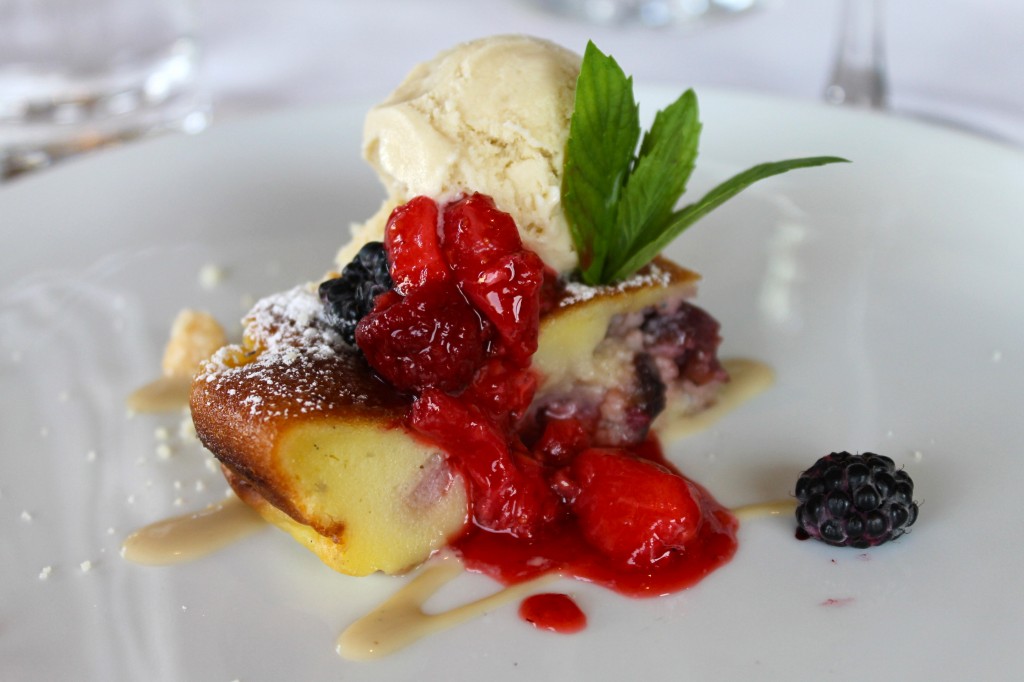 Vineland Estates Winery, dessert, clafouti