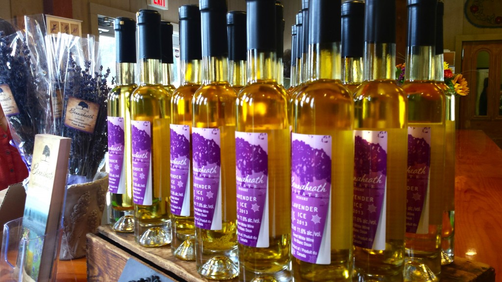 Lavender Ice Wine – didn’t take me long to crack the bottle open when I got home!