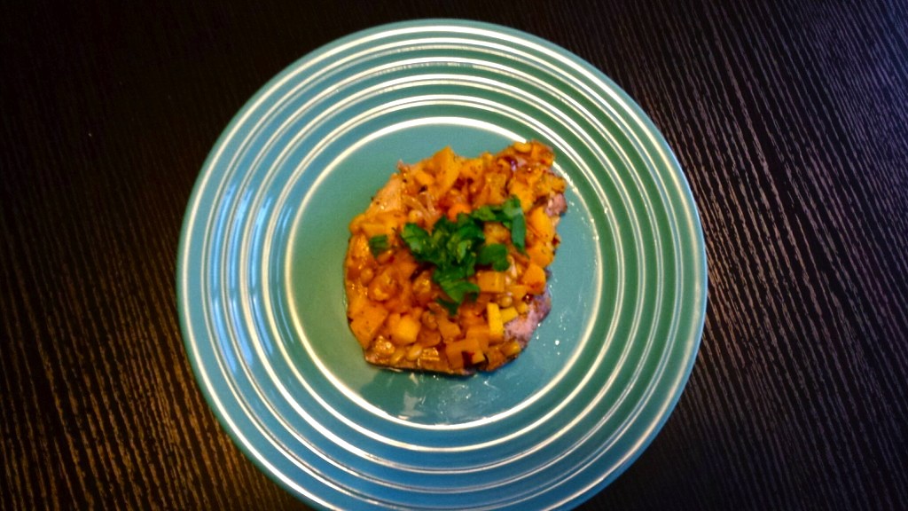 Pork Chops with Persimon® Chutney