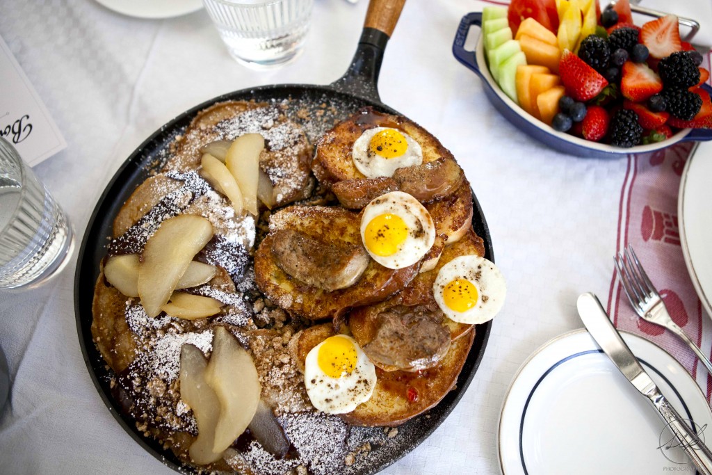 Brunch with Bonne Maman at Colette Grand Cafe, french toast, quail egg, brunch