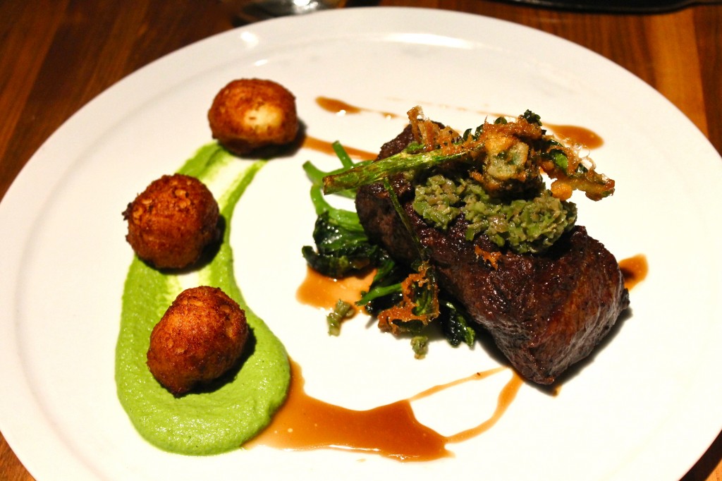 Five Dot Ranch natural filet, MKT Restaurant, San Francisco, Four Seasons, restaurant