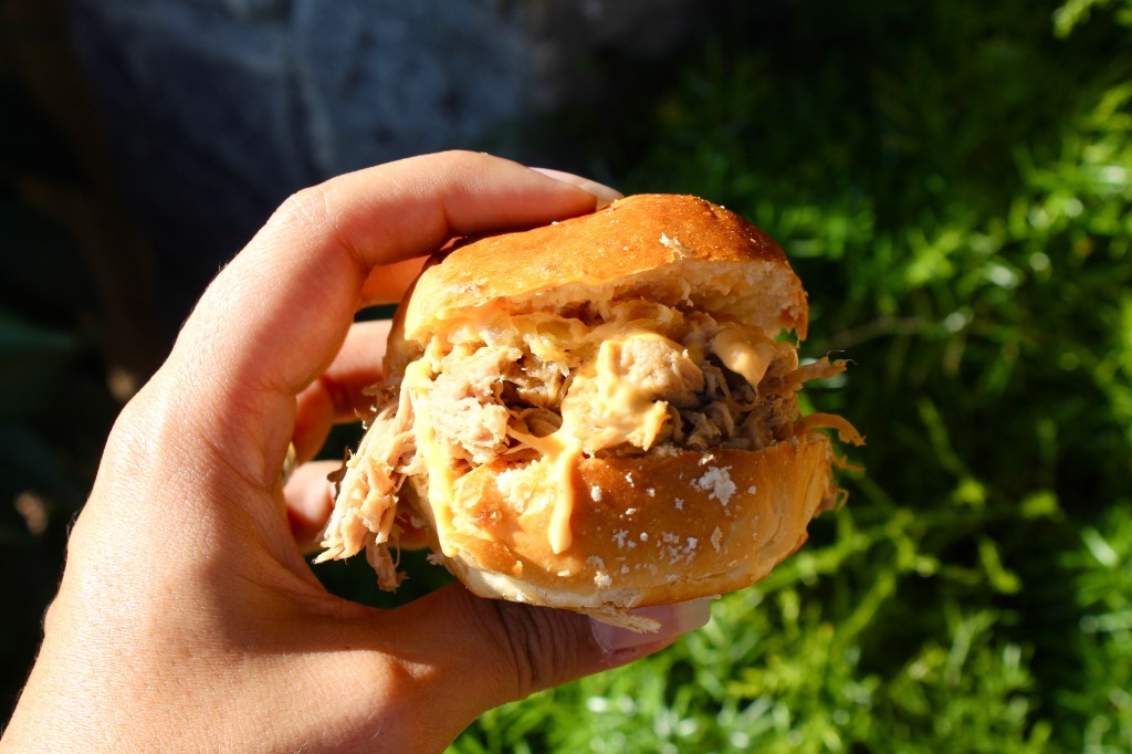 Kālua pork slider, epcot food and wine festival, hawaii