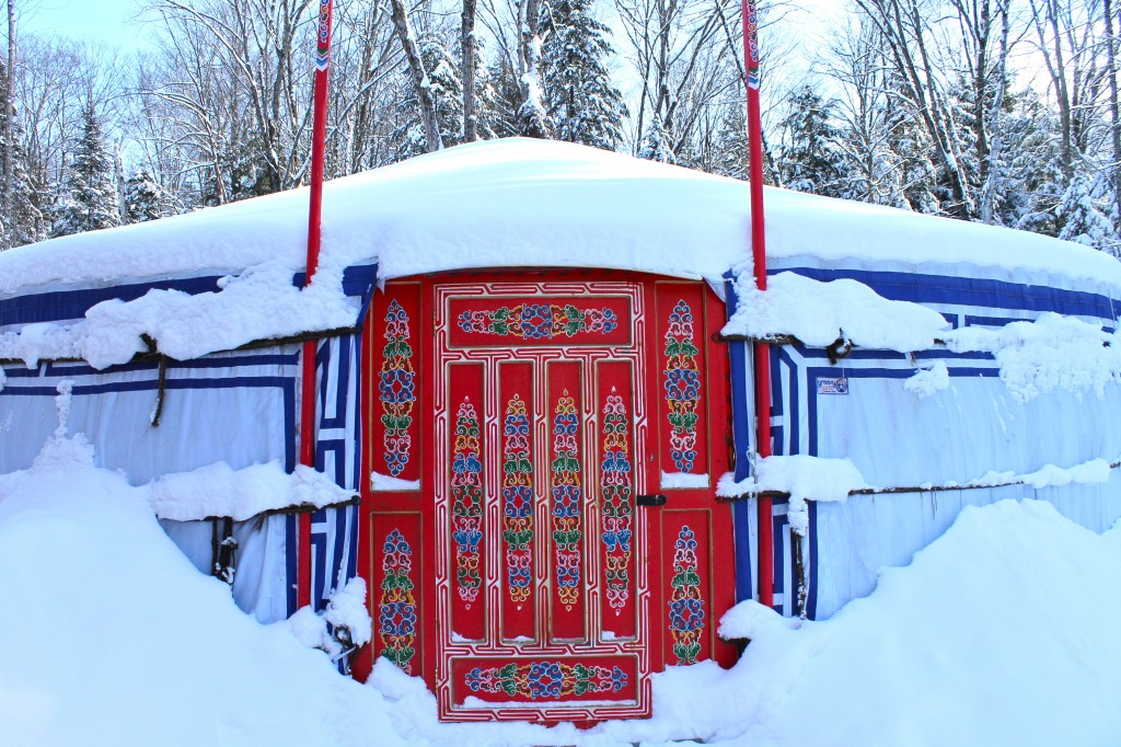 Abbey Gardens, Haliburton, food, yoga