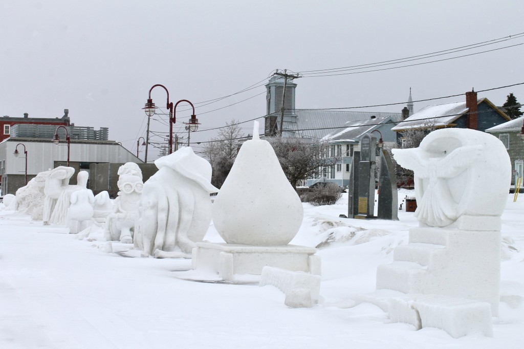 Matane, Quebec Maritime, Ice Sculptures