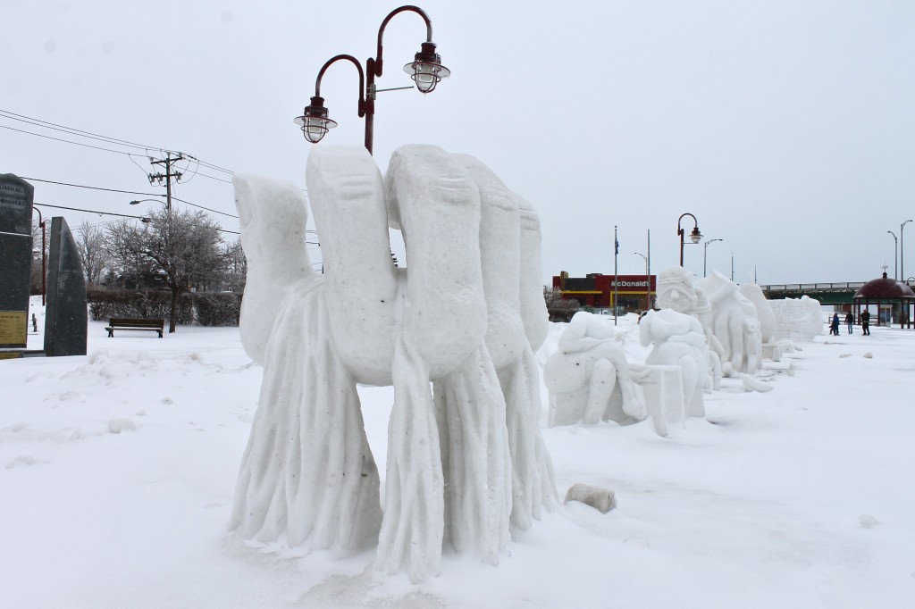 Matane, Quebec Maritime, Ice Sculptures