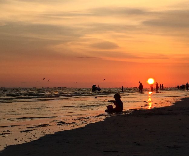 Sunset in Fort Myers and Sanibel