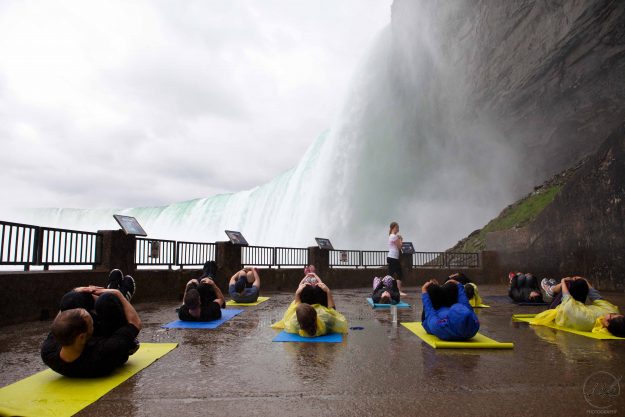 Namaste Niagara, epic yoga at Niagara Falls 
