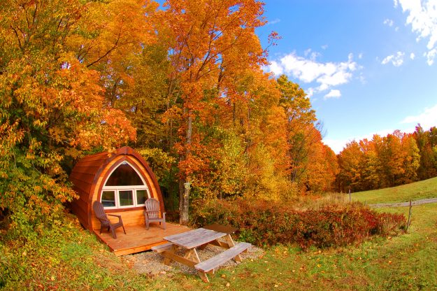 Pod Cabin, Au Diable Vert, eastern Townships, Quebec, epic