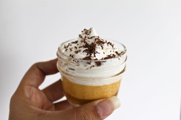 Mini No-Bake Pumpkin Cheesecake, recipe, easy, dessert