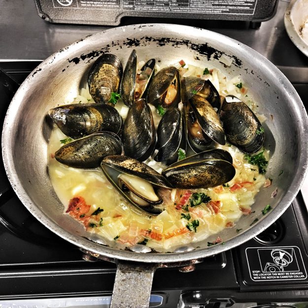 Whitehaven Wine recipe, mussels, seafood, sustainable
