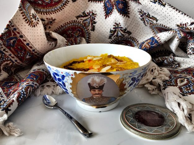 Sholeh Zard Recipe, Persian rice pudding recipe made with Lantic Sugar and Stevia Blend