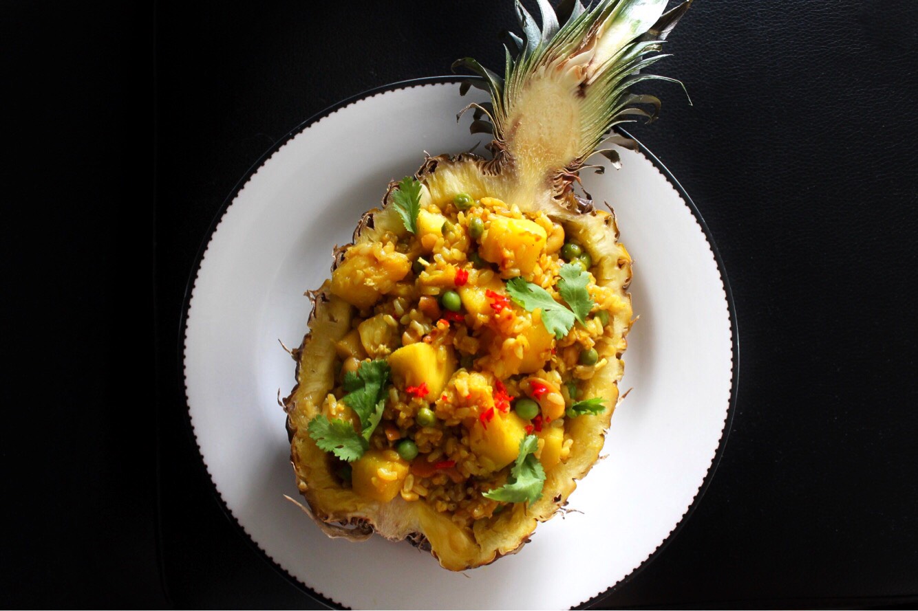 Pineapple Fried Rice, USA Rice, Recipe