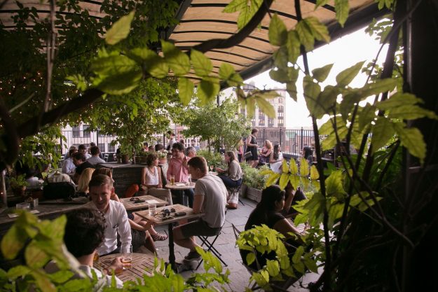 Gallow Green Rooftop Patio In NYC