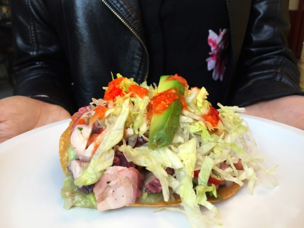 Street Food In Coyoacán Mexico City, Tostadas 