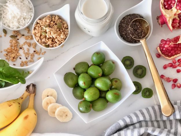 Green Smoothie Bowl Recipe Using Nergi Berries