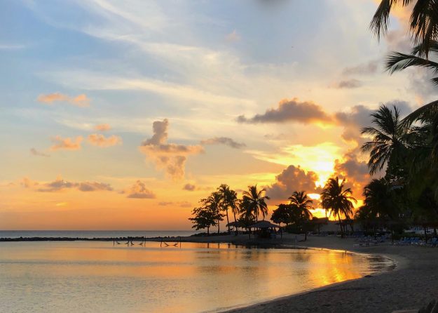Windjammer Landing All-Inclusive Resort In St. Lucia, sunset