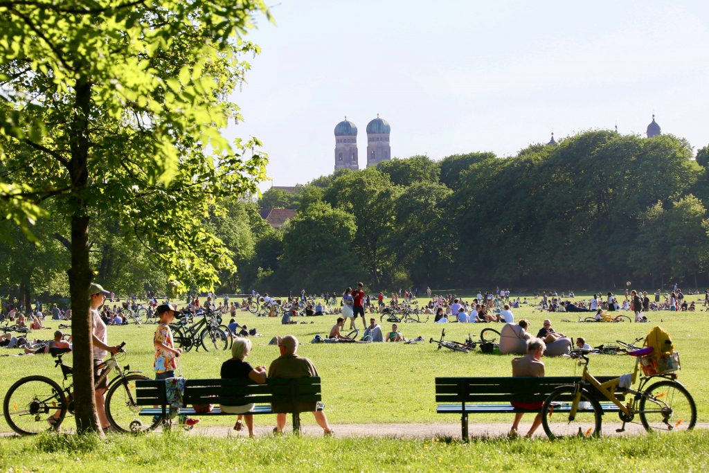 Englischer Garten, English Garden Munich