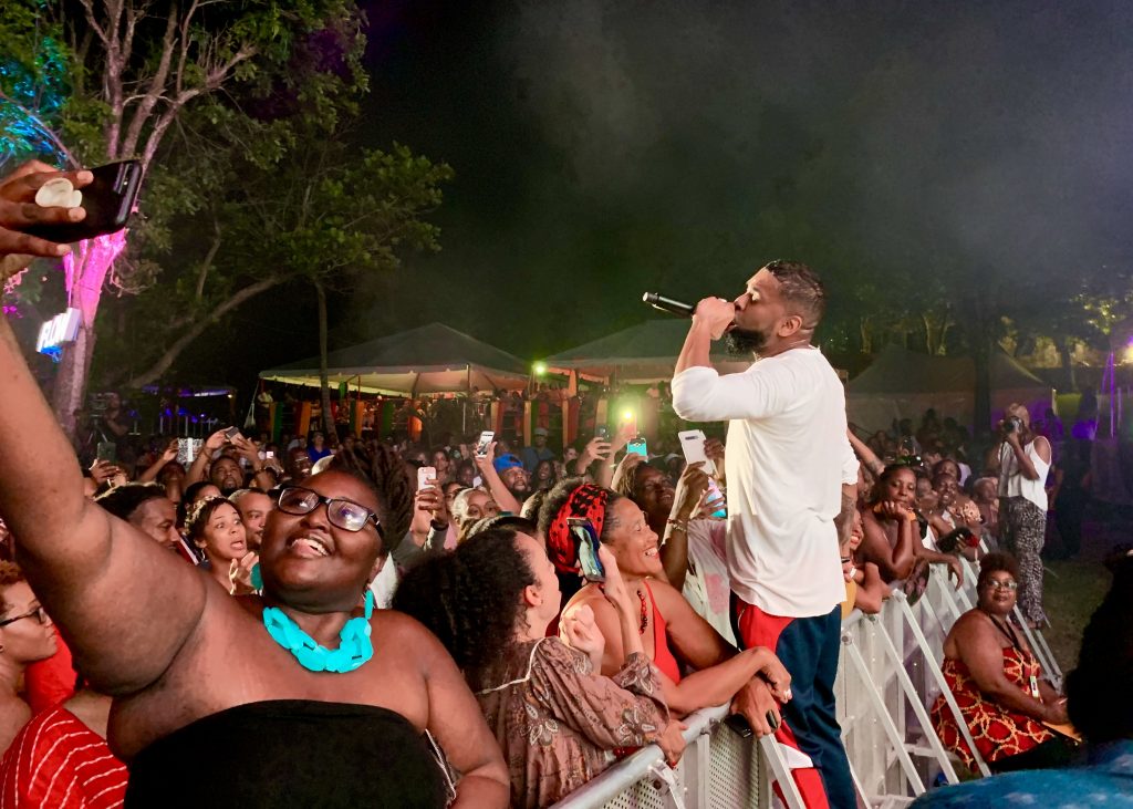 Ginuwine at Saint Lucia's Roots and Soul music festival