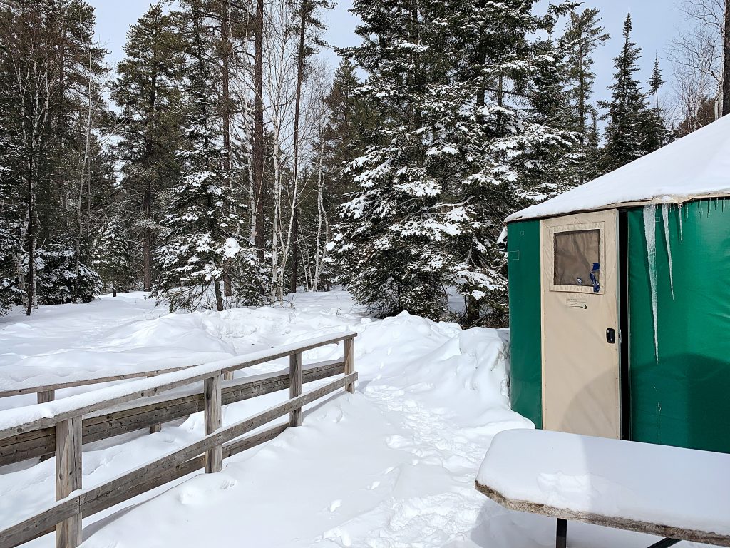 Winter Camping at Windy Lake Provincial Park