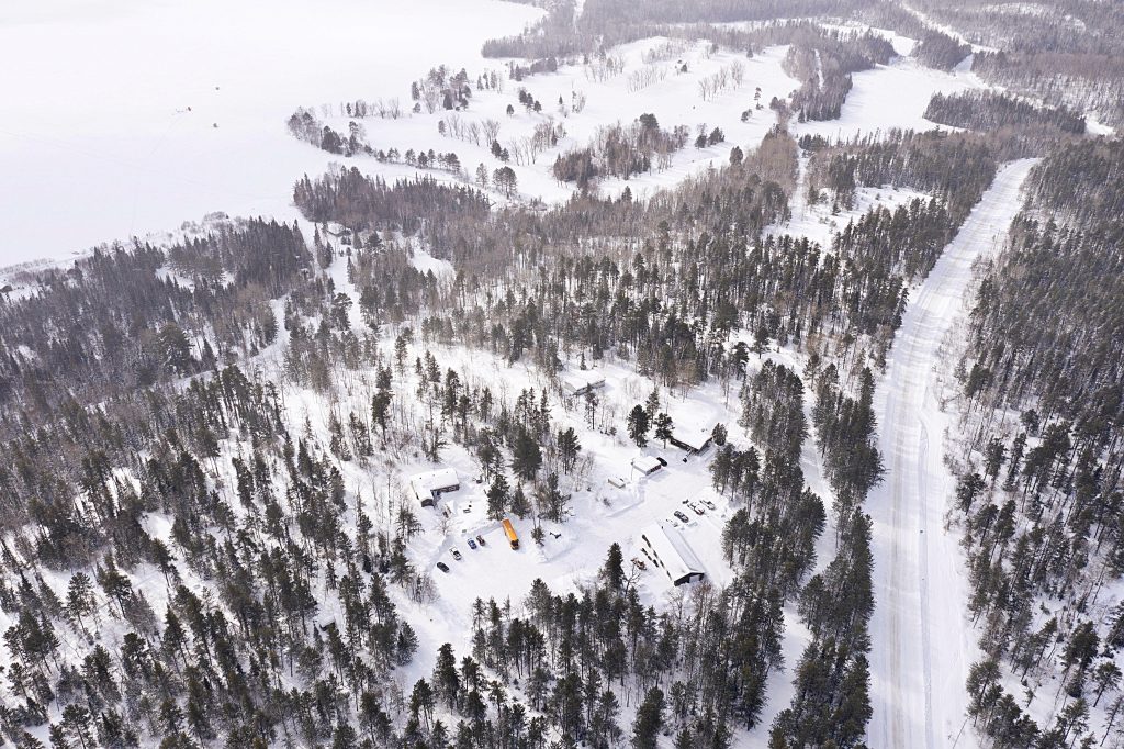 Aerial View of Windy Lake Provincial Park