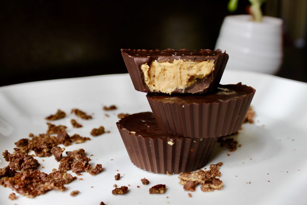 How to make peanut butter cups at home.