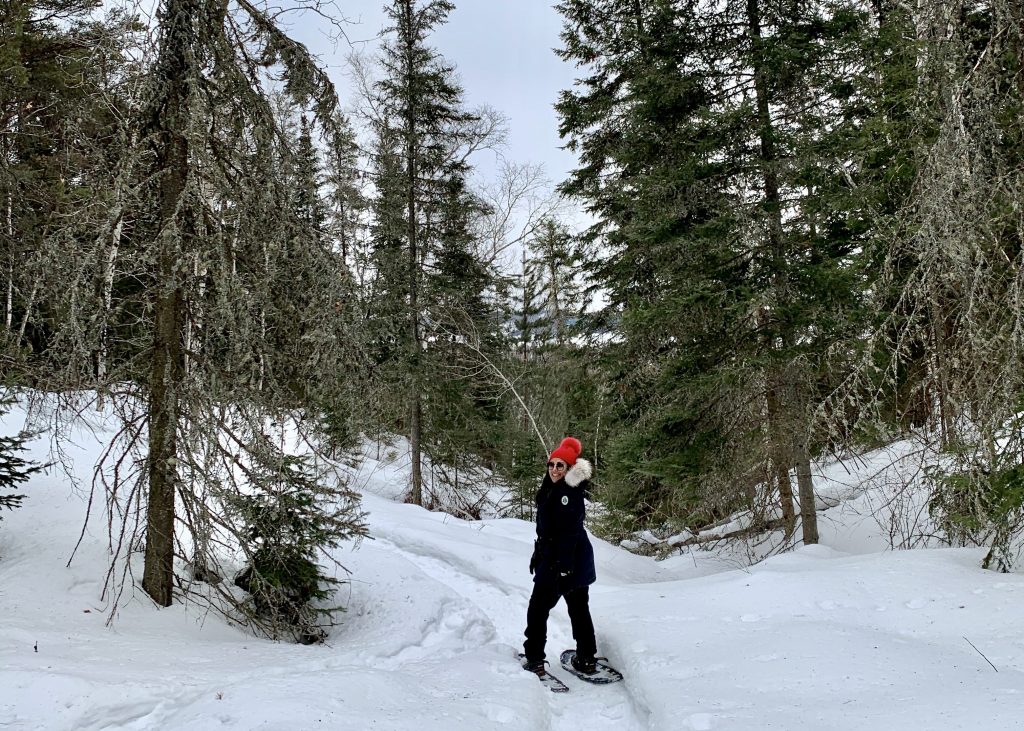 Snowshoeing at Windy Lake Provincial Park