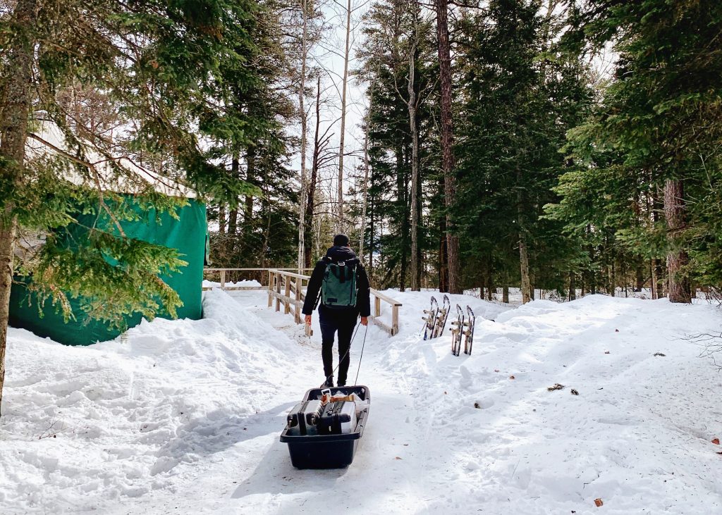 Yurts at Windy Lake Provincial Park