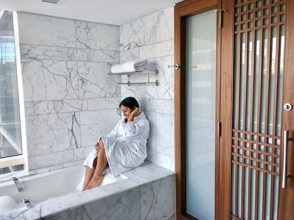 Toronto’s Best Hotels for a Staycation. Shangri-La Hotel Bathroom