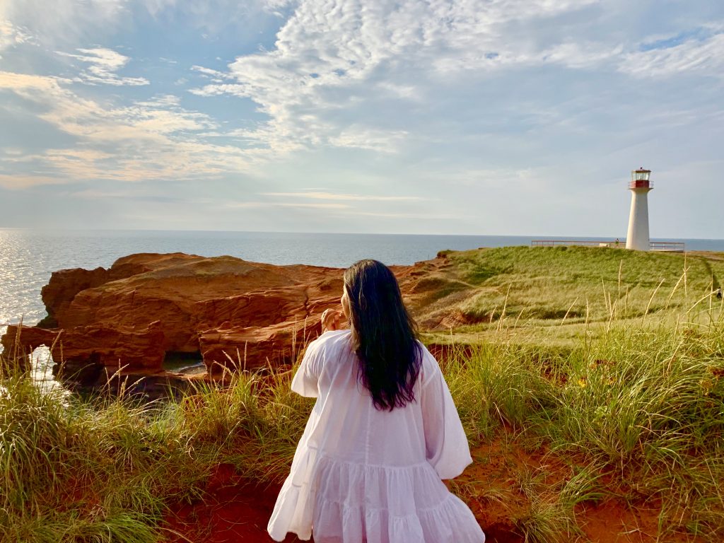 Borgot Lighthouse in Îles de la Madeleine