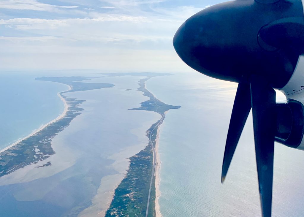 Îles de la Madeleine aerial shot