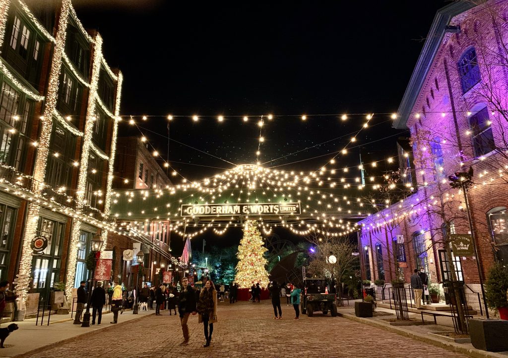 Magical Christmas Markets in Ontario. Distillery Winter Village.