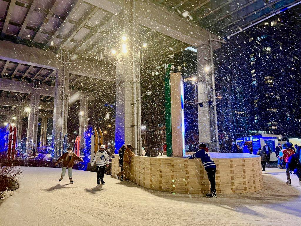 The Bentway Toronto. Magical Skating Rinks And Trails In Ontario.