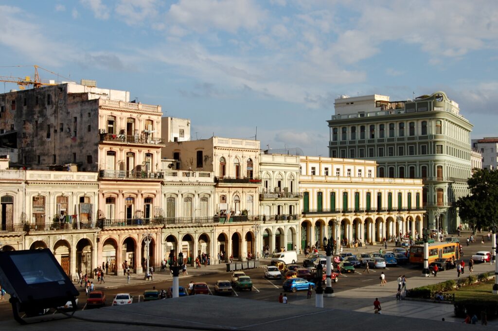 Havana Cuba at sunset
