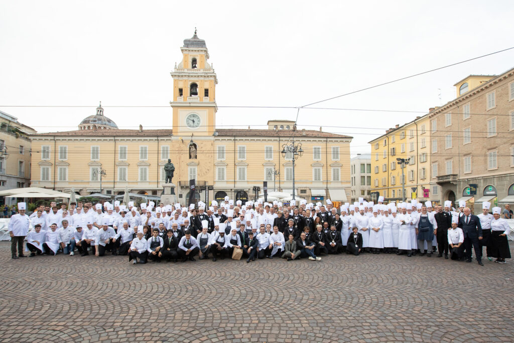 Cena dei Mille chefs in Parma