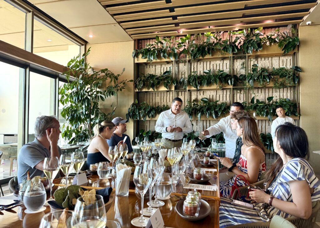 wine tasting at Grand Velas Los Cabos mexico